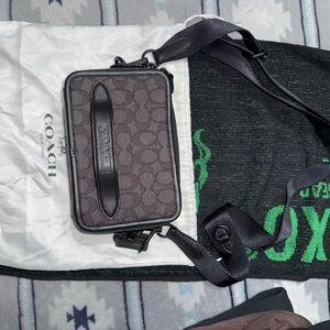 Coach Dark Gray Men's Belt Bag